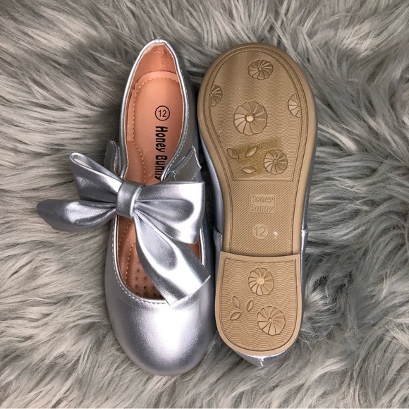 CHILDREN'S BALLERINA FLATS (COT) - Picture 4 of 5